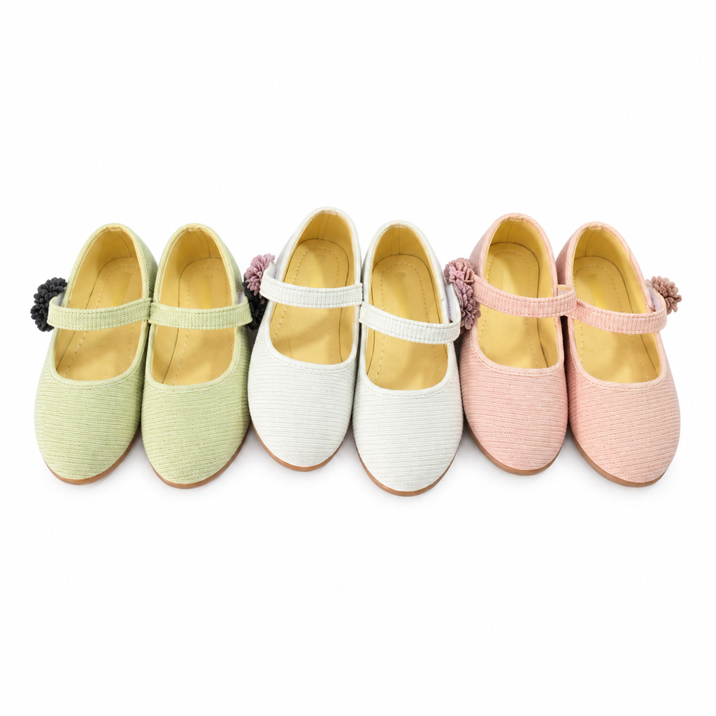 [DLM23-1095] Zapato de charol Oxford para niña con moño pequeño sobre correa