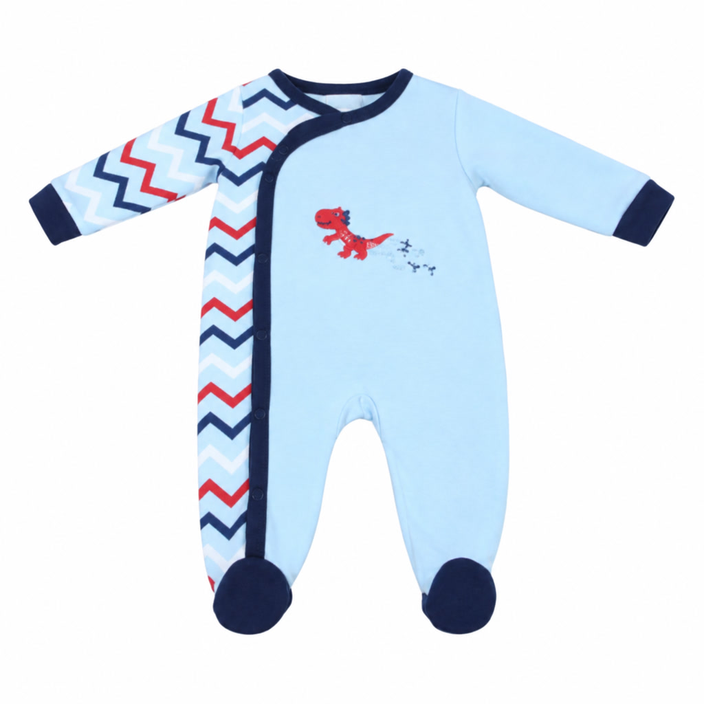 [502-541567] Pijama de manga larga para bebé niño con dinosaurio