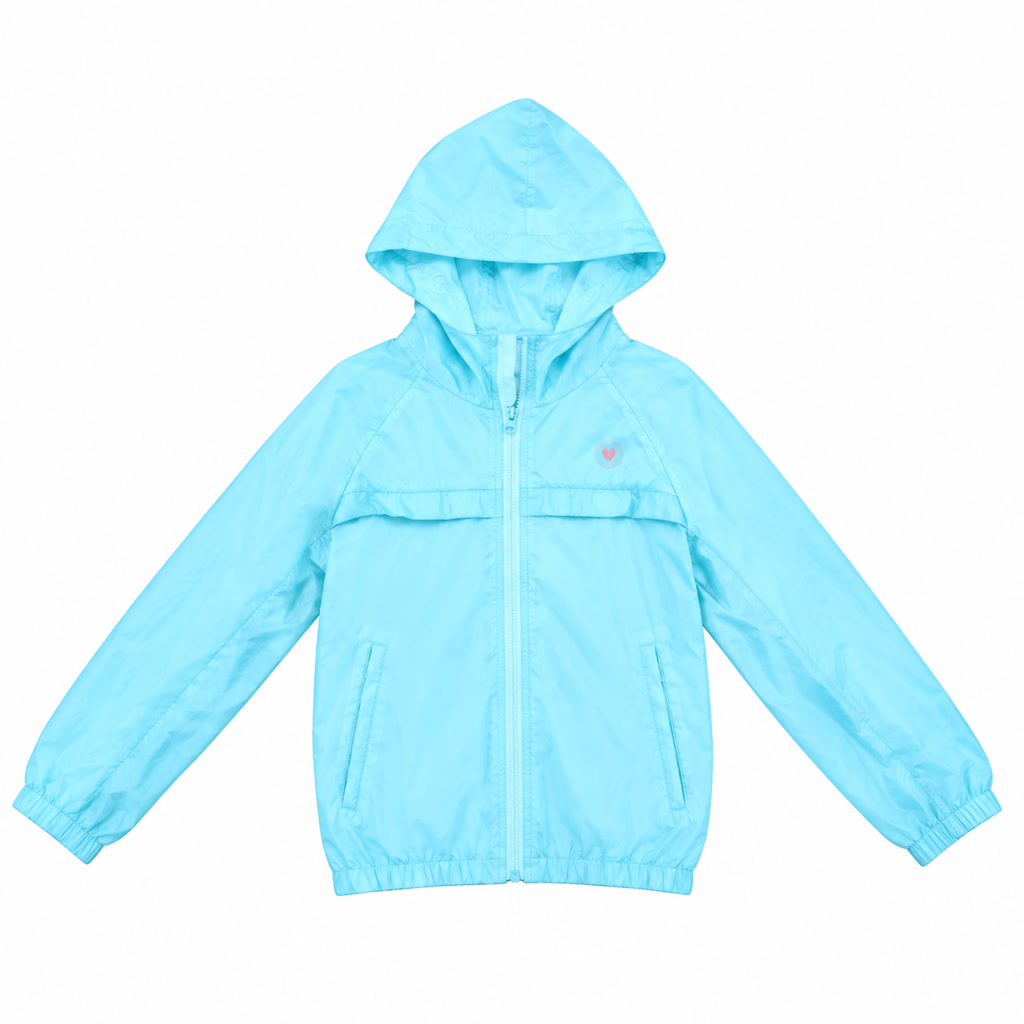 [75-1065670] Chaqueta de manga larga con capucha para niña rosa