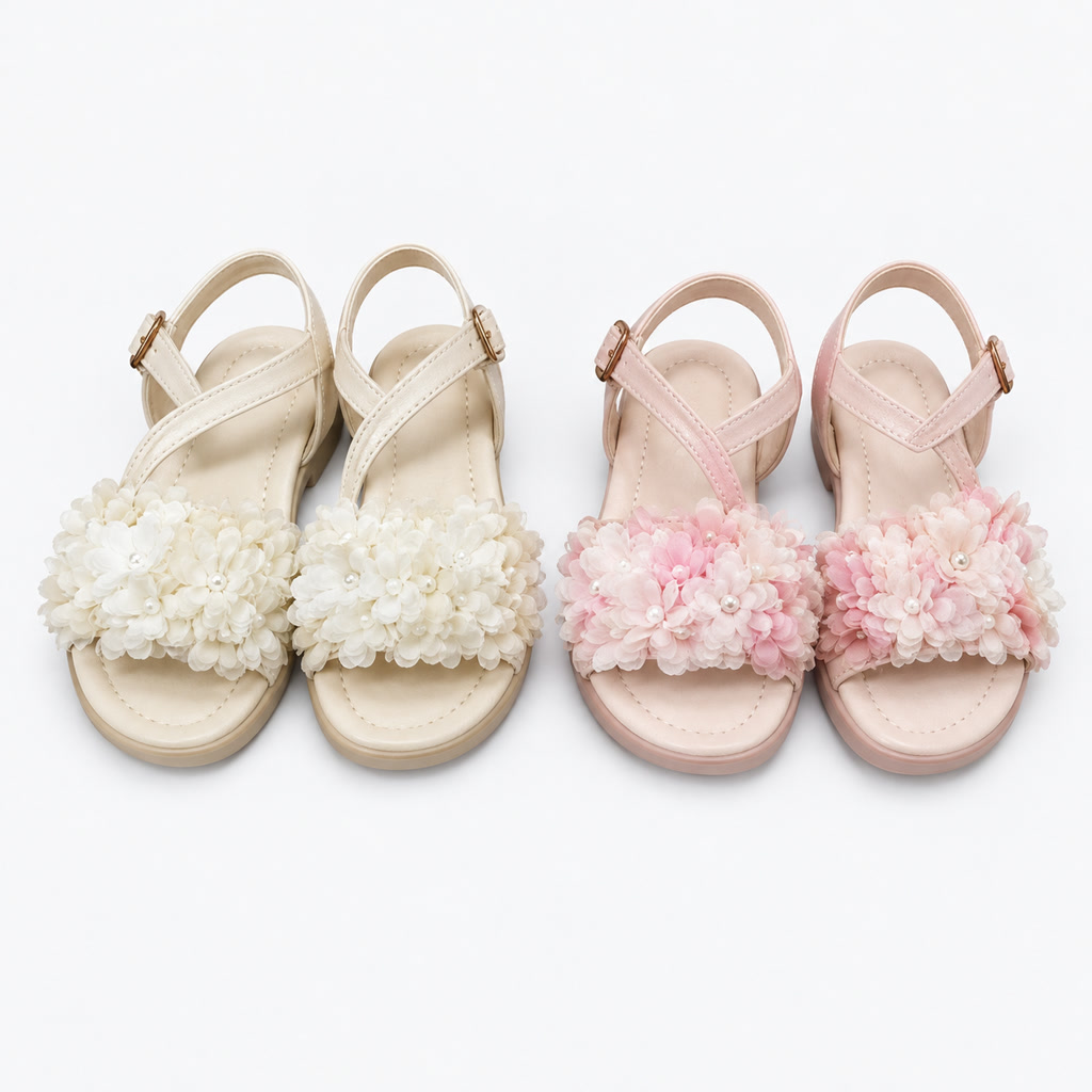 [DLM-5359] Sandalia de verano para niña con tiras decoradas (31-35)