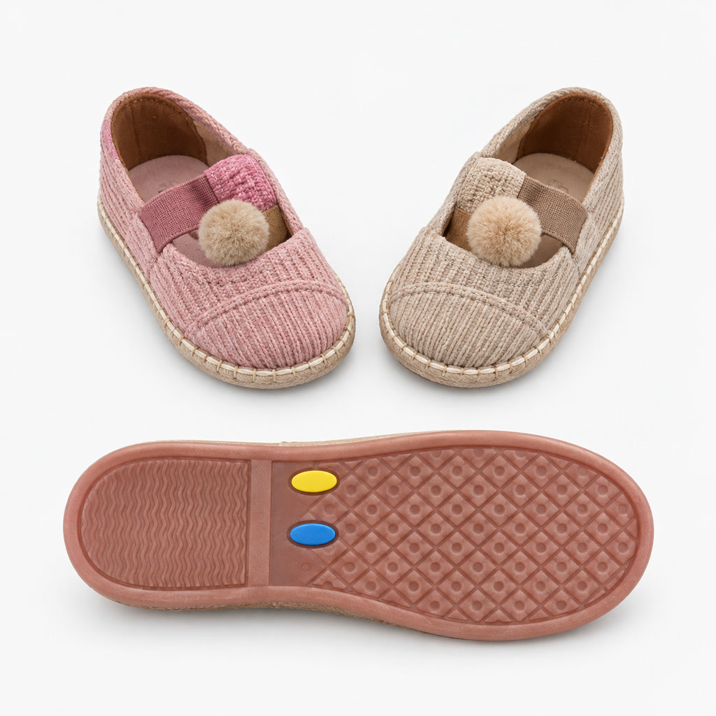 [DLM-1553] Zapato de charol para niña con flor lateral y punta redonda (26-30)