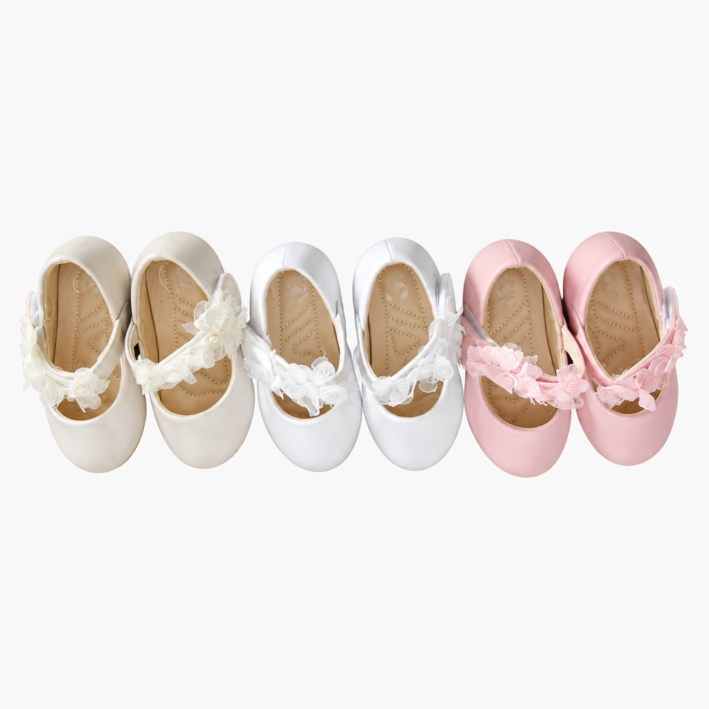 [DLM-4976-1] Zapato de charol para niña con lazo y adorno de cadena (16-20)