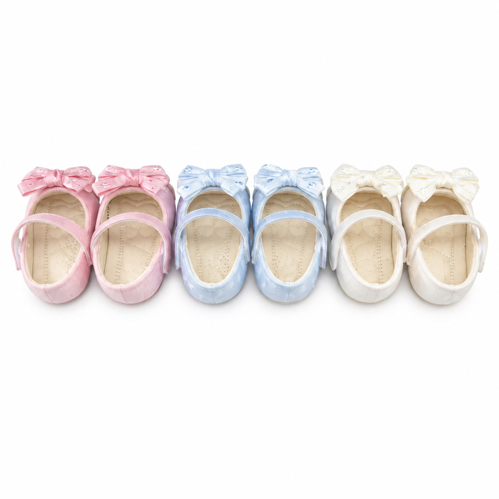 [DLM-2071-1] Zapato de charol para niña con moño grande de cinta (16-20)