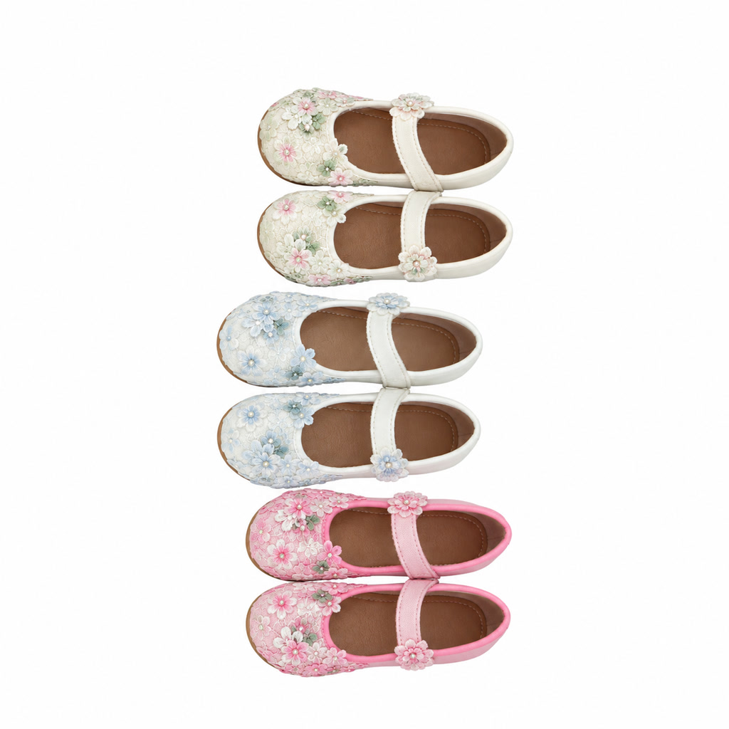 [DLM-5463] Zapato de charol para niña con tira en T y moño (26-30)